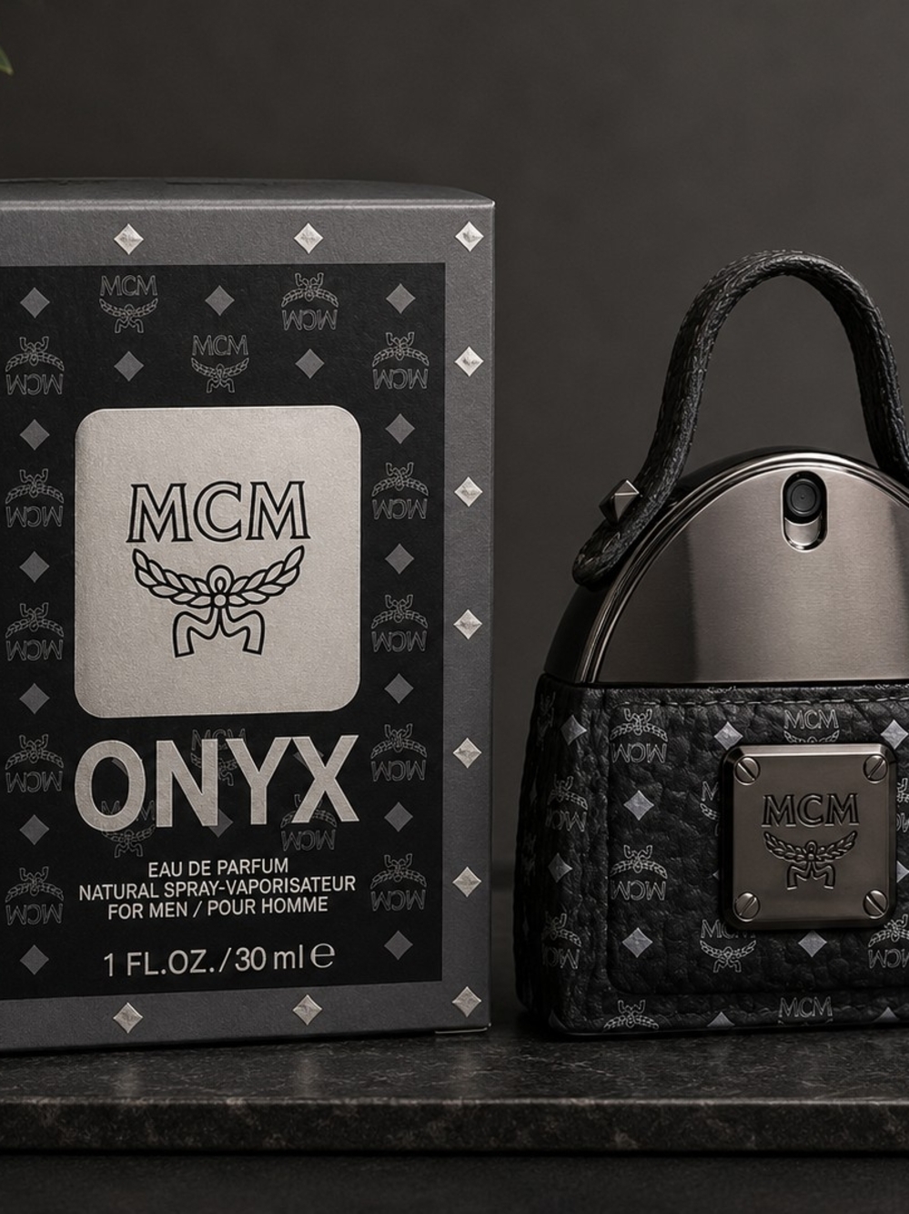 MCM Onyx Eau de Parfum 1FL.OZ. 30mL  with Branded Case - Black